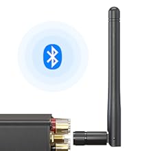 Bluetooth 5.0 Amplifier Stereo Audio Receiver 2 Channel Class D Mini Hi-Fi Integrated 