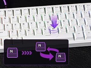 HE68 Wired Magnetic Gaming Keyboard