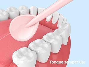 Use of tongue scraper
