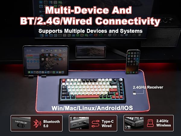 Y75 Wireless Mechanical Keyboard