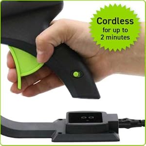 cordless for up to 2 minutes