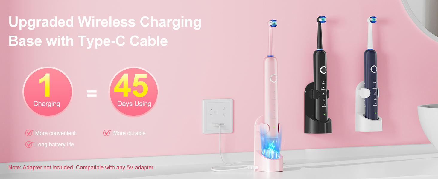 Electric Toothbrush for Adults