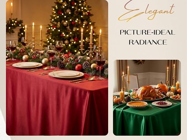 Satin Tablecloth 58 x 102 Inch