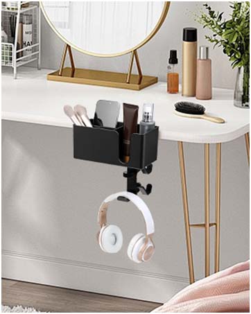 5-In-1 Controller Holder &amp;amp; Headset Hanger with Storage Box