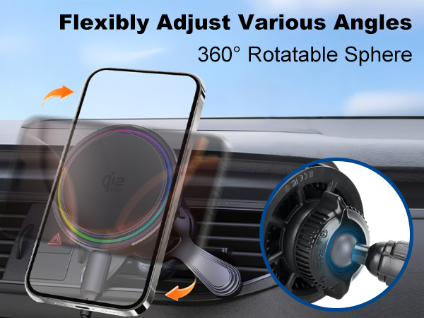 25W Magsafe Car Mount Charger