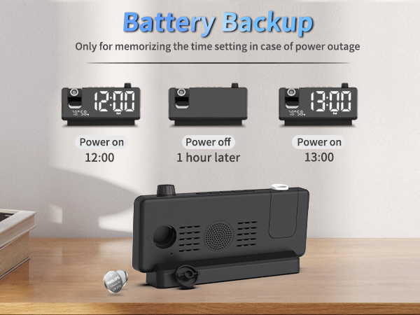 Coin cell battery backup ensures memory retention during power outages - no reset needed!