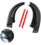 2PCS Rain Gutter Extensions,[Newly Upgraded] Car Roof Rain Diverter Compatible with 2018-2023 Jee...