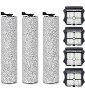 Soft Roller Brushes &amp; HEPA Filters Compatible with Tineco iFloor 3/ Floor One S3 Cordless Wet Dry...