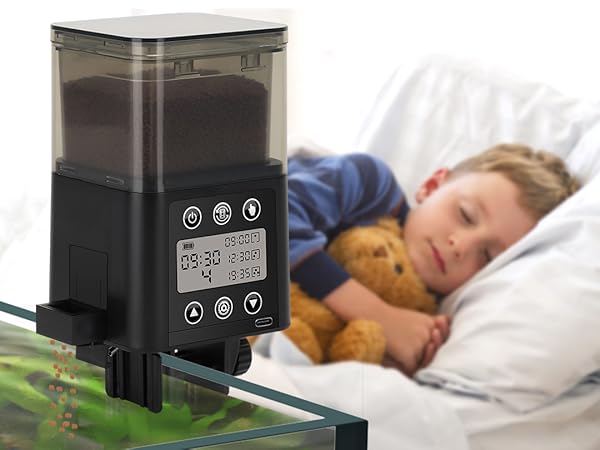 Large Capacity Vacation Timer Fish Feeder