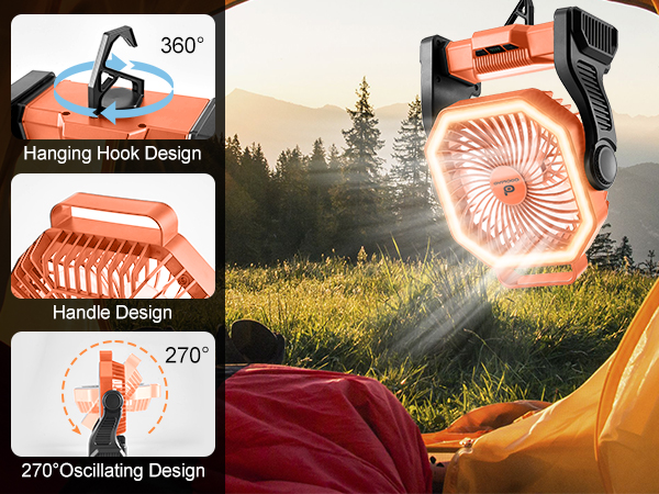 Camping fan