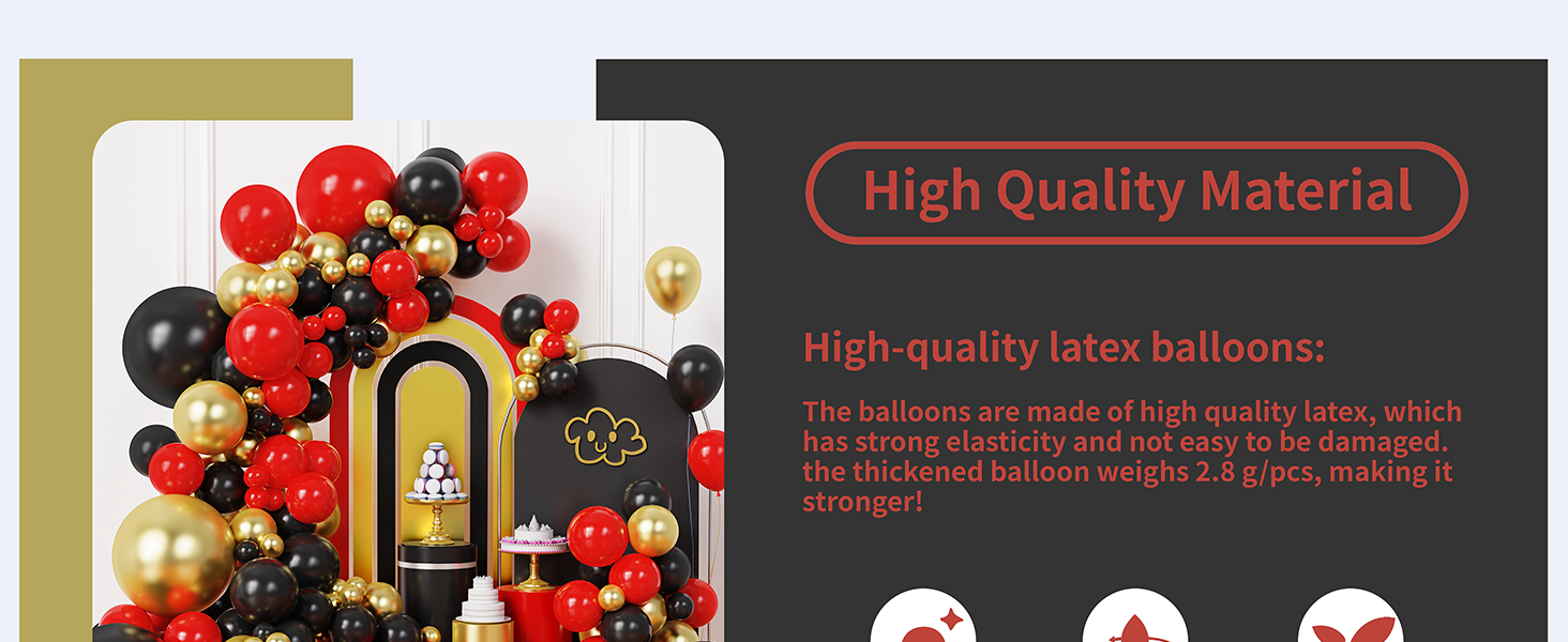 gold balloons