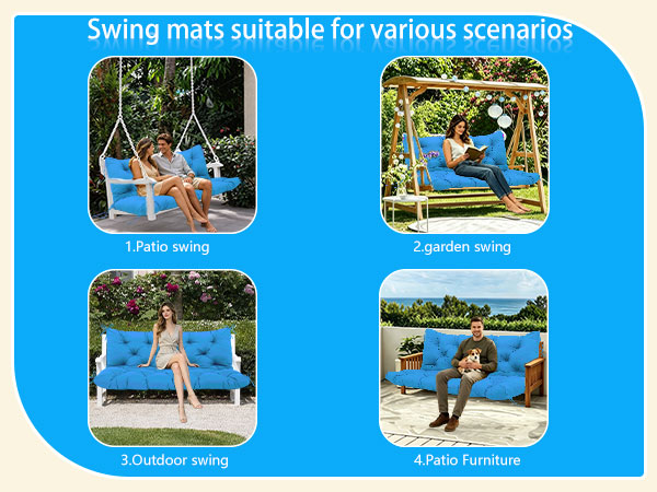 outdoor swing cushions