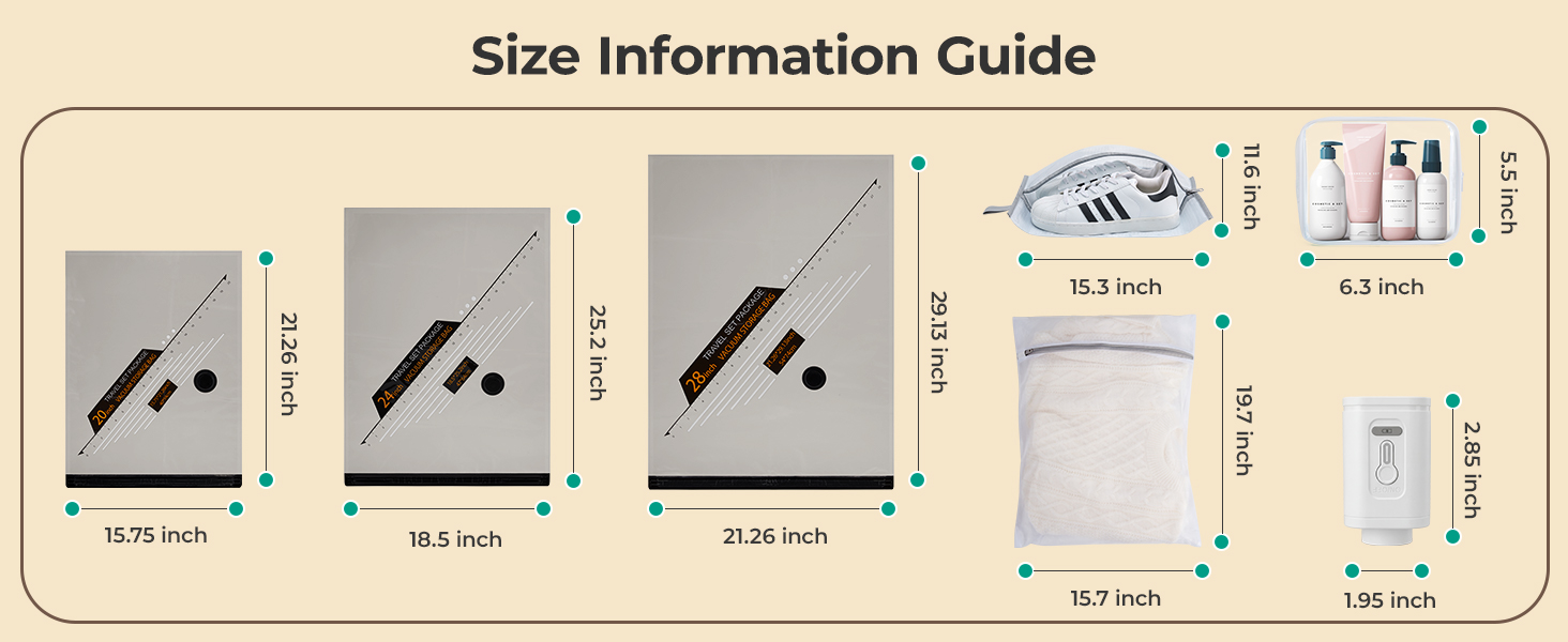 travel vacuum bags
