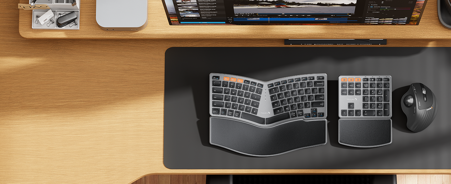 EM01 NL mouse + EK04-Bluetooth keyboard Gray (5)