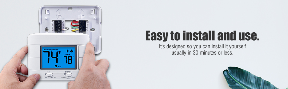 thermostat for home heat and ac