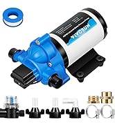 VIVOSUN Water Pressure Pump, 115VAC 4 GPM 45 PSI Diaphragm Water Pump/Strainer for Bathrooms, Kit...