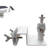 WiTi Gutter Mount for Eufy, Arlo Solar Panel , Adjustable Stainless Steel Mount Bracket to get Su...