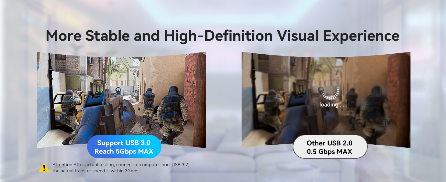 More Stable and High-Definition Visual Experience
