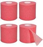 Dimora Pre Wrap Athletic, 4 Rolls Prewrap Headband for Hair, 120 Yards Foam Underwrap Athletic Ta...