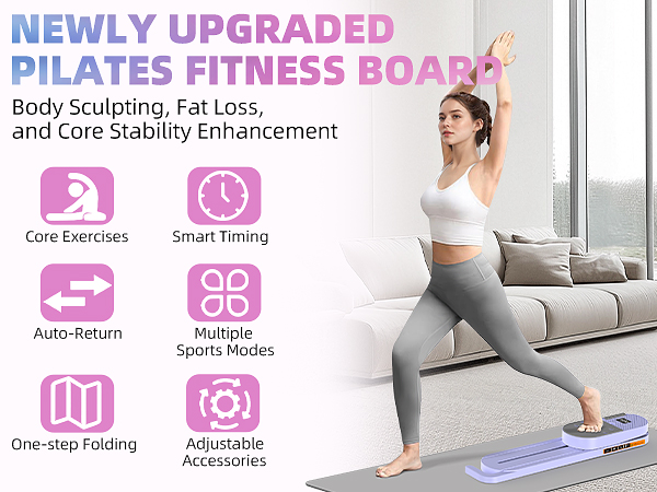 NEWLY UPGRADED PILATES FITNESS BOARD