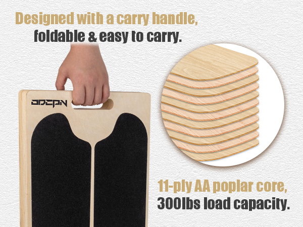 wooden slant board