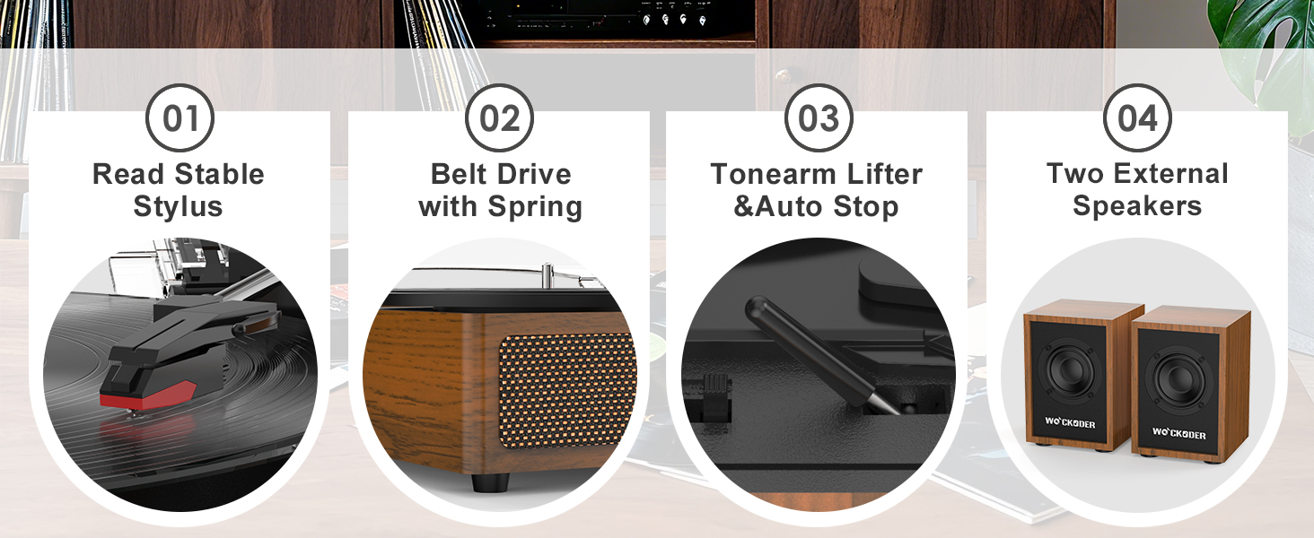 turntable for vinyl record player