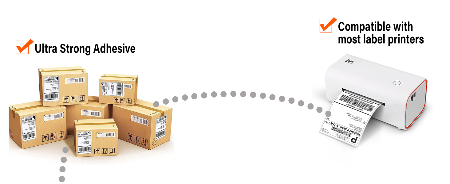 thermal shipping labels