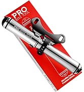 PRO BIKE TOOL Mini Bike Pump Premium Edition - Fits Presta and Schrader valves - High Pressure PS...
