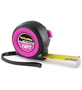 ValueMax Tape Measure, 16FT Measuring Tape Retractable, Auto-Lock, Purple | Retractable, Easy Rea...