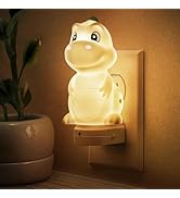 L LOHAS LED Plug in Night Light for Kids, 3D Cute Dinosaur Night Lights with Dusk to Dawn Sensor,...