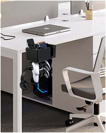 5-In-1 Controller Holder &amp;amp; Headset Hanger with Storage Box