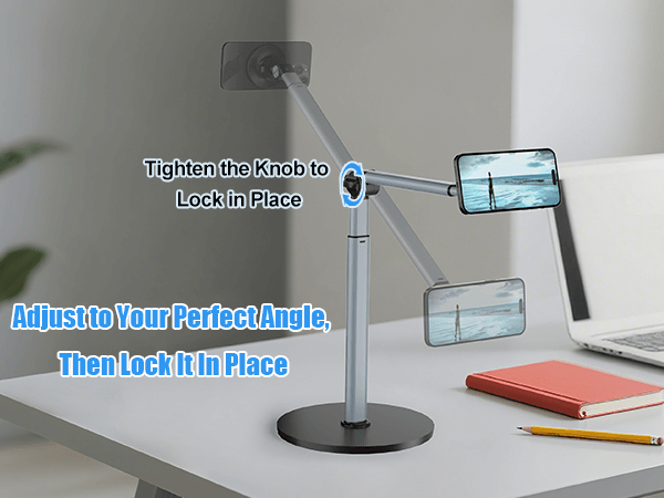 Overhead phone stand