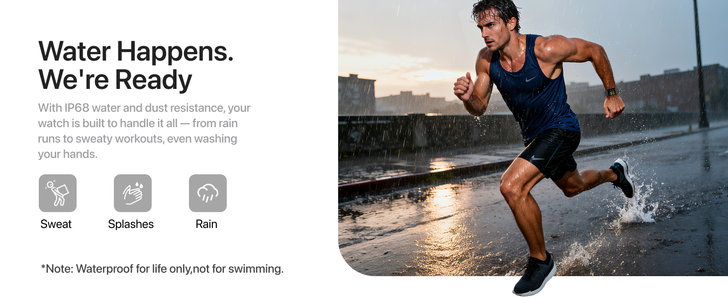 IP68 Waterproof smart watch