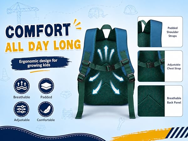 padded shoulder straps