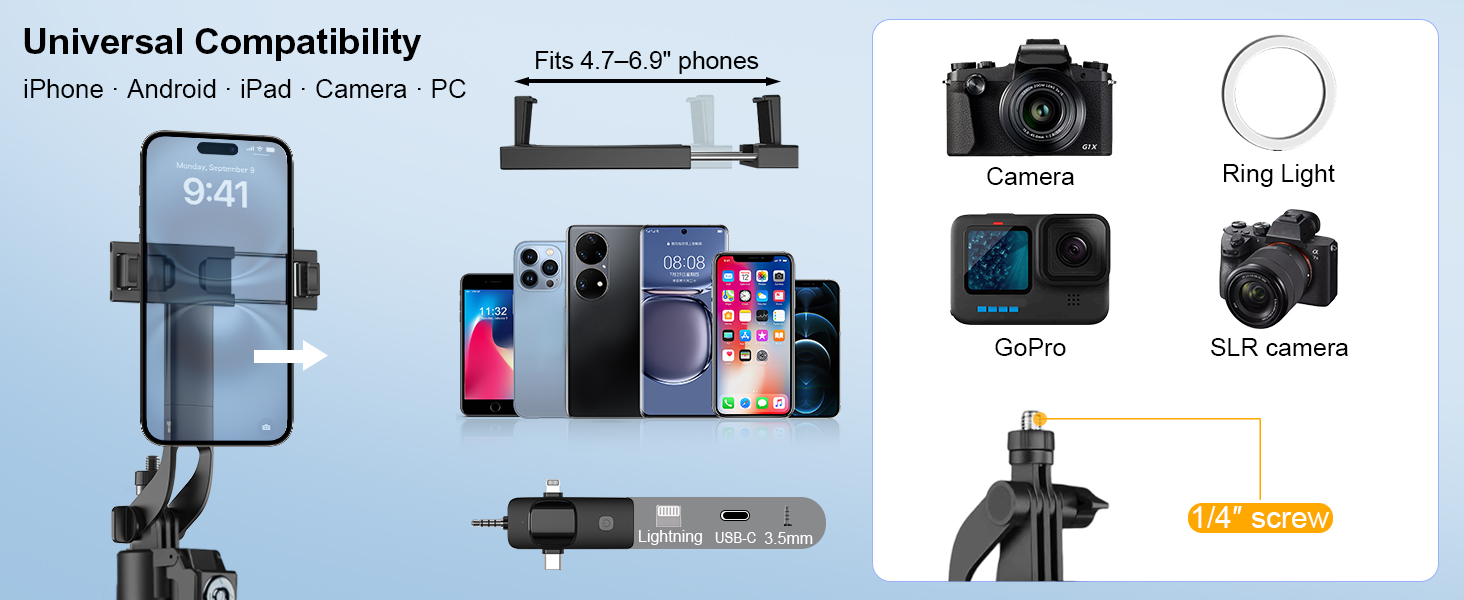 tripod for iphone and camera