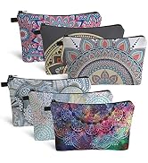 Makeup Bag Travel Pouch Cosmetic Purse Deafun Small Zipper Toiletry Organizer Gift for Women (6 P...