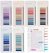 AIERSA 1200Pcs Sticky Tabs, Book Tabs for Annotating Books, Aesthetic Index Tabs, Sticky Notes, P...