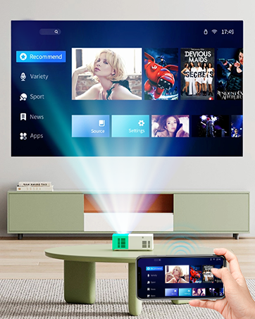 wepvo mini projector phone