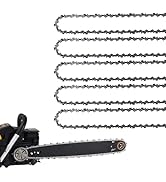 5 Pack 18 Inch Chainsaw Chain 72 Drive Links .050" Gauge, .325" Pitch Replacement Chains Compatib...