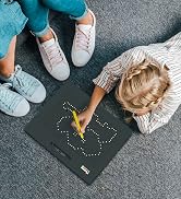 PicassoTiles 2PK 4-in-1 Magnetic Drawing Board 12x10 inch Large Magnet Tablet Pad with 4 Facings ...
