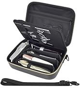 Barber Case for Hair Clippers Cutting Supplies, Trimmer Accessories Organizer for Wahl/ for Ufree...