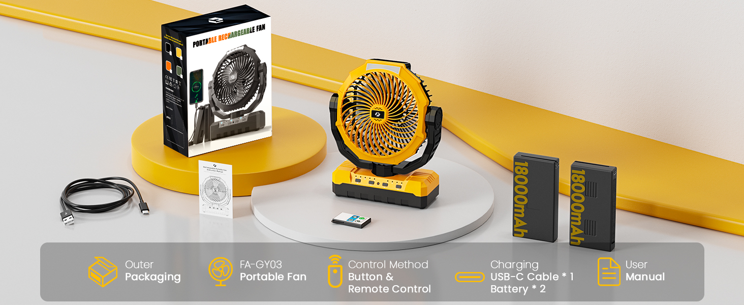 rechargeable fan