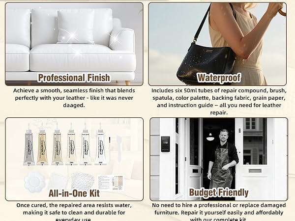 Leather Repair Kit for Furniture