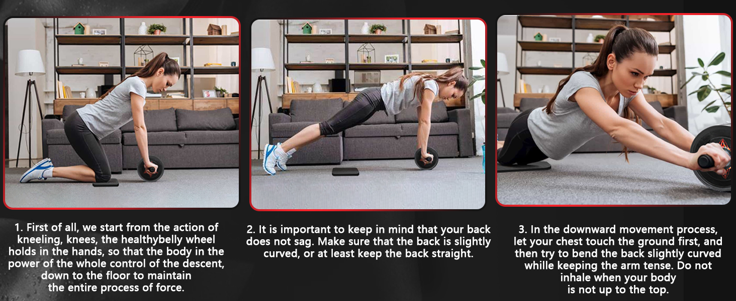 Ab Wheel Roller for Home Gym