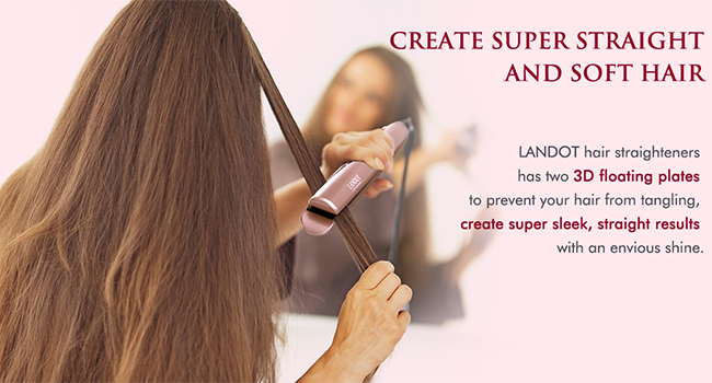 landot hair straightener and curler 2 in 1