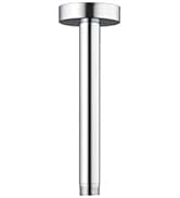 Enoughtmen Ceiling Mount Shower Arm with Flange for Rain Shower Head,Stainless steel Straight Arm...