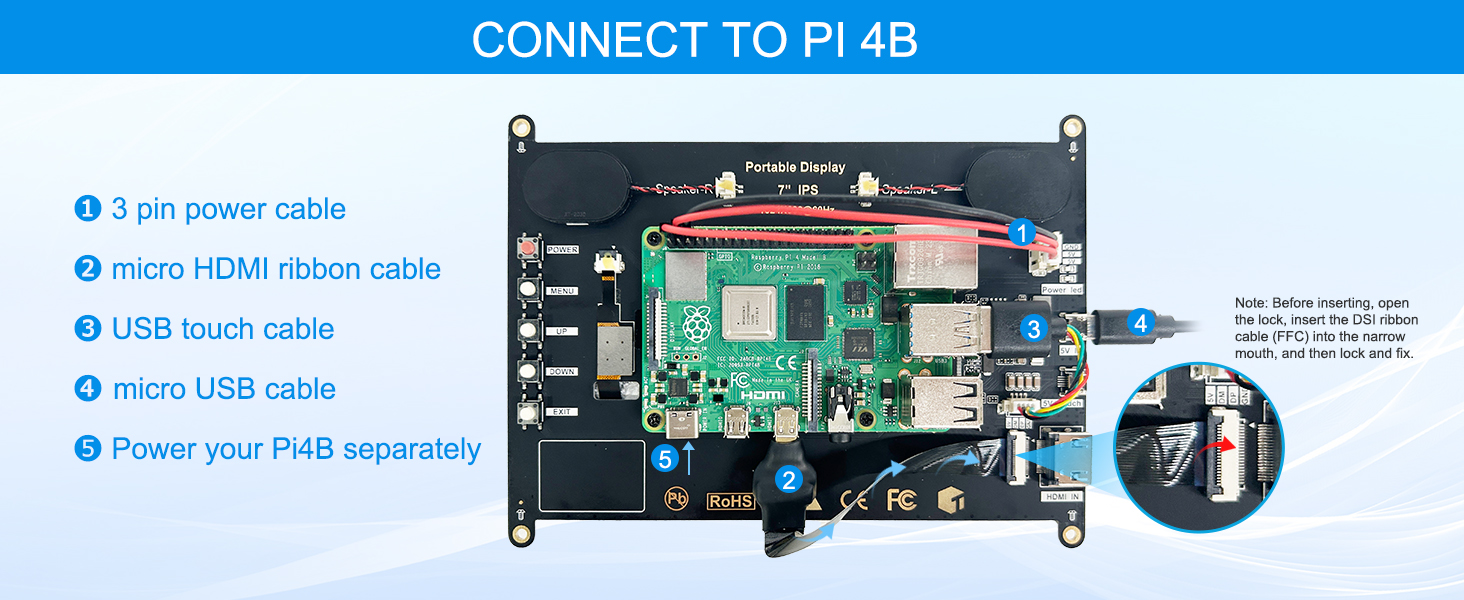 7 inch touchscreen monitor 
