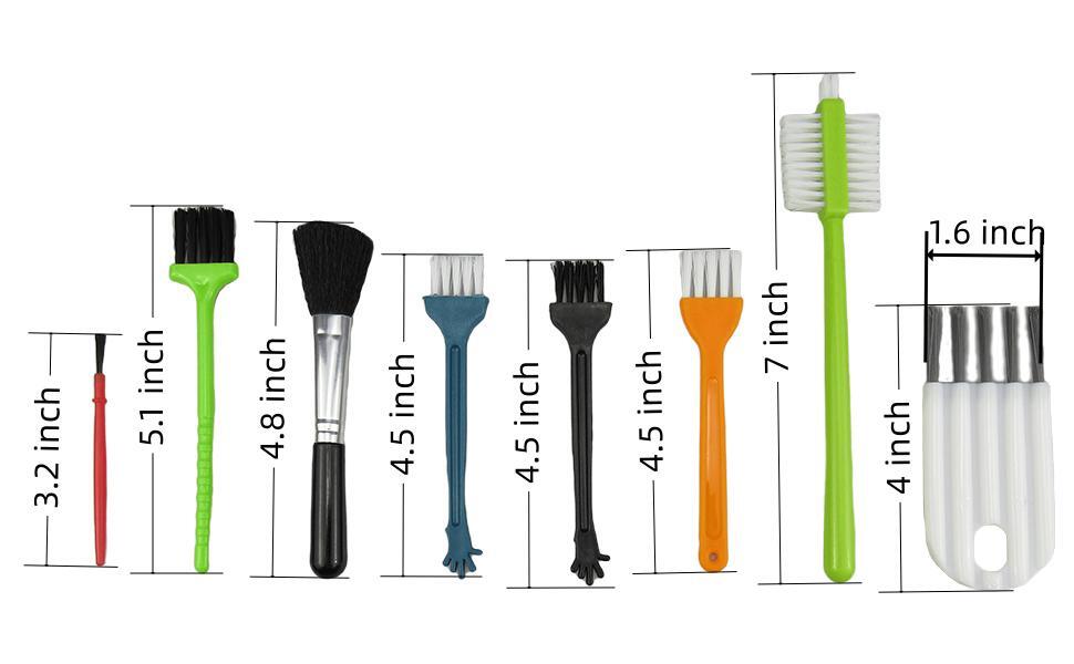 Washing cup lids, brushes for insulation damage, brushes for electrical cleaning