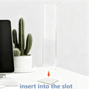 Insert the board vertically into the slot.