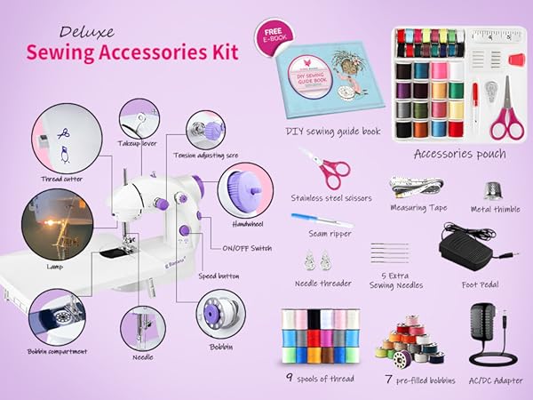 Deluxe Sewing Accessories Kit for sewing machine